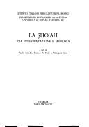 Cover of: La sho'ah: tra interpretazione e memoria