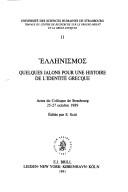 [Hellenismos] by Colloque de Strasbourg (11th 1989)
