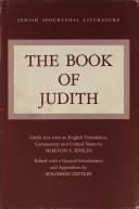 Cover of: The book of Judith.: Greek text with an English translation