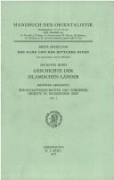 Cover of: Wirtschaftsgeschichte des Vorderen Orients in islamischer Zeit by mit Beiträgen von B. Lewis ... [et al.].
