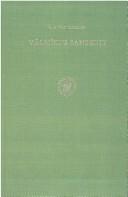 Cover of: Vālmīki's Sanskrit