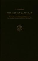 Cover of: The Age of Haskalah: Studies in Hebrew Literature of the Enlightenment in Germany (Studies in Judaism in Modern Times , No 5)