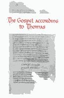 Cover of: The Gospel According to Thomas by 