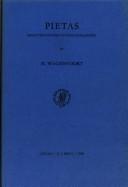 Cover of: Pietas: selected studies in Roman religion