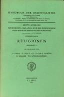 Cover of: Religionen (Asian Studies) by H. Kahler, Ben Arps, Bertold Spuler, Hartwig Altenmuller