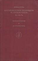 Cover of: Salt Production Techniques in Ancient China: The Aobo Tu (Sinica Leidensia, Vol. 27)