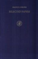 Selected papers by Harold F. Cherniss