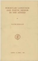 Formular language and poetic design in the Aeneid
