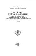 Cover of: triade d'Héliopolis-Baalbek