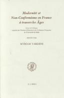 Cover of: Modernite Et Non-Conformisme En France a Travers Les Ages by Myriam Yardeni