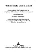 Cover of: Byzantinische Stoffe und Motive in der europäischen Literatur des 19. und 20. Jahrhunderts by herausgegeben von Evangelos Konstantinou.