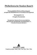 Cover of: Byzantinische Stoffe Und Motive In Der Europaischen Literatur Des 19. Und 20. Jahrhunderts (Philhellenische Studien) by Evangelos Konstantinou