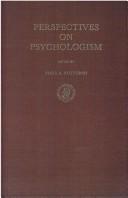 Cover of: Perspectives on Psychologism (Brill's Studies in Epistemology Psychology and Psychiatry) by 
