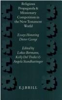 Cover of: Religious propaganda and missionary competition in the New Testament world: essays honoring Dieter Georgi