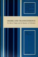 Cover of: Order and Transcendence by Adam B. Seligman