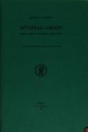 Cover of: Mithras-Orion | Michael P. Speidel