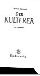 Cover of: Der Kulterer: Eine Filmgeschichte