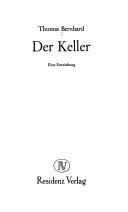 Cover of: Der Keller by Thomas Bernhard