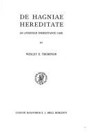De Hagniae hereditate by Wesley E. Thompson