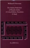 Cover of: The Summa perfectionis of Pseudo-Geber: a critical edition, translation and study