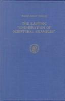 The rabbinic "enumeration of scriptural examples." by W. Sibley Towner