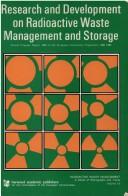 Cover of: Research and development on radioactive waste management and storage: annual progress report, 1982, of the European Community Programme, 1980-1984.