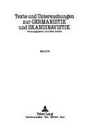 Cover of: Eyolf: Kinder und Kinderschicksale im Werk Henrik Ibsens (Texte und Untersuchungen zur Germanistik und Skandinavistik)