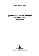 Cover of: Umweltschutz Und Nachhaltigkeit An Hochschulen by Walter L. Filho