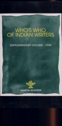 Cover of: Who's who of Indian writers by K. Satchidanandan,