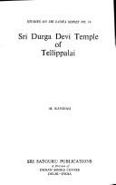 Cover of: Sri Durga Devi Temple of Tellippalai