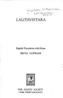 Cover of: Lalitavistara (Bibliotheca Indica series)