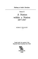 Cover of: A nation within a nation, 1877-1937