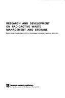 Cover of: Research and Development on Radioactive Waste Management and Storage: Second Annual Progress Report of the european Community Programme, 1980-1984 (Radioactive Waste Management Series)