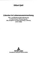 Literatur im Lebenszusammenhang by Gilbert Hess