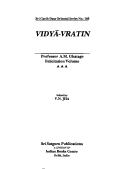 Cover of: Vidyā-vratin Professor A.M. Ghatage felicitation volume