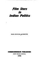 Cover of: Film stars in Indian politics by Ram Awatar Agnihotri