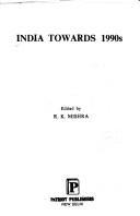 Cover of: India Towards 1990's