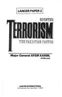 Cover of: Counter terrorism, the Pakistan factor | Afsir Karim