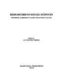 Researches in Social Science by J. Misra