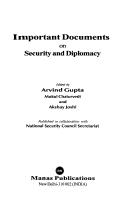 Cover of: Important documents on security and diplomacy