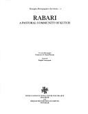 Cover of: Rabari | Francesco D