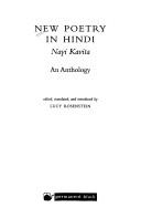 Cover of: New poetry in Hindi =: nayi kavita : an anthology