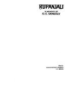 Cover of: Rupanjali, in memory of O.C. Gangoly