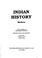 Cover of: Indian History ; Modern