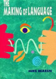 Cover of: The making of language