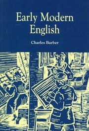 Cover of: Early Modern English by Charles Barber