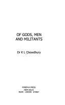 Cover of: Of gods, men, and militants