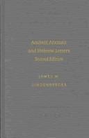 Ancient Aramaic and Hebrew Letters (Writings from the Ancient World) by James M. Lindenberger