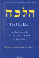 Cover of: The Halakhah by Jacob Neusner