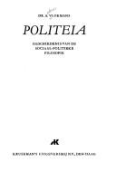 Cover of: Politeia.: Geschiedenis van de sociaal-politieke filosofie.